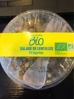 Salades lentilles cuisinees