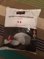 入っている砂糖の量 Mozzarella di bufala campana