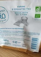 Quantité de sucre dans Farine d'épeautre T80
