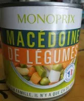 चीनी की मात्रा Macédoine