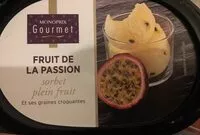 入っている砂糖の量 Sorbet plein fruit Fruit de la passion