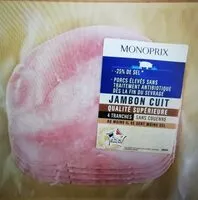 含糖量 Jambon cuit supérieur produit sans antibio TSR DD