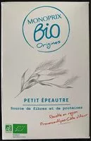 Quantité de sucre dans Petit épeautre