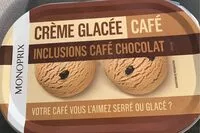Amount of sugar in Crème glacée Café inclusions café chocolat