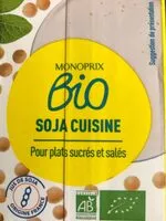 Quantité de sucre dans Soja cuisine