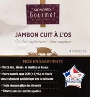 Suhkru kogus sees Jambon cuit à  l'os