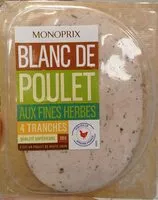 Suhkru kogus sees Blanc de poulet aux fines herbes