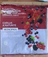 Zuckermenge drin Mélange fruits rouges, surgelés