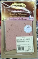 入っている砂糖の量 Pâté de foie de porc recette à l'ancienne