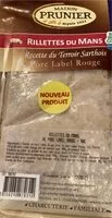 入っている砂糖の量 Rillettes du Mans
