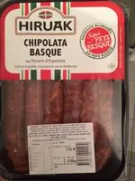 Jumlah gula yang masuk Chipolata basque