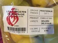 Sucre et nutriments contenus dans Les vergers du bocage