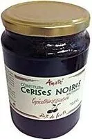 入っている砂糖の量 Confiture de cerises noires entieres AMATXI