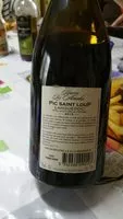 Sucre et nutriments contenus dans Pic saint loup languedoc