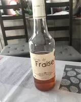 Quantité de sucre dans Sirop  de fraise