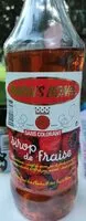 Quantité de sucre dans Sirop de fraise