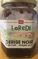 Sucre et nutriments contenus dans Loredi