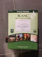 Sucre et nutriments contenus dans Domaine mercier