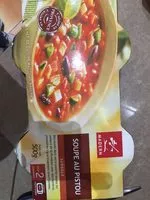 चीनी की मात्रा Soupe au pistou