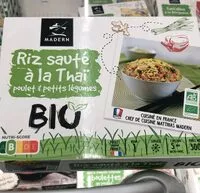 चीनी की मात्रा Riz sauté à la Thaï bio