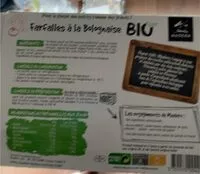 चीनी की मात्रा Farfalles à la bolognaise BIO