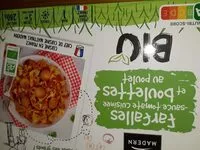 चीनी की मात्रा Farfalles sauce tomates