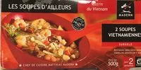 चीनी की मात्रा Soupe Vietnamienne, 2 Fois 250 Grammes, Marque Madern