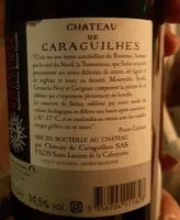 Sucre et nutriments contenus dans Chateau de caraguilhes