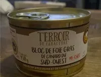 Amount of sugar in Bloc de foie gras