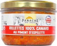 入っている砂糖の量 Rillettes 100% canard  au piment d'Espelette