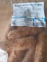 Quantité de sucre dans Nuggets poissons surgelés