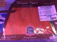 Quantité de sucre dans Poisson Fumé Sauvage  Rouge du Pacifique