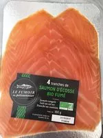 入っている砂糖の量 Saumon Fumé d’Écosse Bio