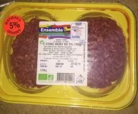 İçindeki şeker miktarı 2 Steaks Haches Bio 5%