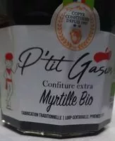 Quantité de sucre dans Confiture myrtille