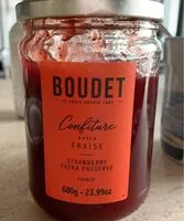 Sokerin määrä sisällä Confiture extra fraises