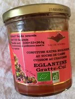 Cantidad de azúcar en Confiture Eglantine gratte-cul