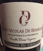 Sucre et nutriments contenus dans Domaine du grollay