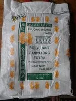 Jumlah gula yang masuk Riz gluant santapong extra recolte 2016