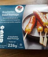 Amount of sugar in Brochettes boeuf fromage