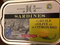 Sucre et nutriments contenus dans Jacques gonidec