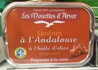 Cantidad de azúcar en Sardines à l'Andalouse à l'huile d'olive vierge extra
