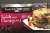 入っている砂糖の量 Saveurs forestières Timbale aux champignons