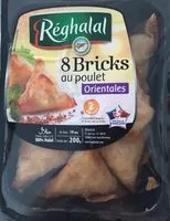 Sokerin määrä sisällä Bricks au poulet oriental halal