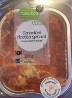 İçindeki şeker miktarı Cannelloni ricotta epinard