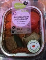 चीनी की मात्रा Assortiment de petits farcis