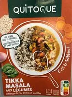 Количество сахара в Tikka masala aux légumes, mélange de riz, quinoa et lentilles