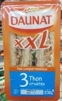 Quantité de sucre dans XXL thon oeuf crudites