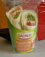 Jumlah gula yang masuk Wrap poulet rôti duo de tomates sauce caesar