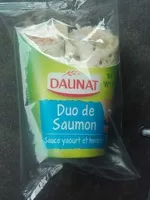 Jumlah gula yang masuk Duo de saumon, sauce fromage blanc